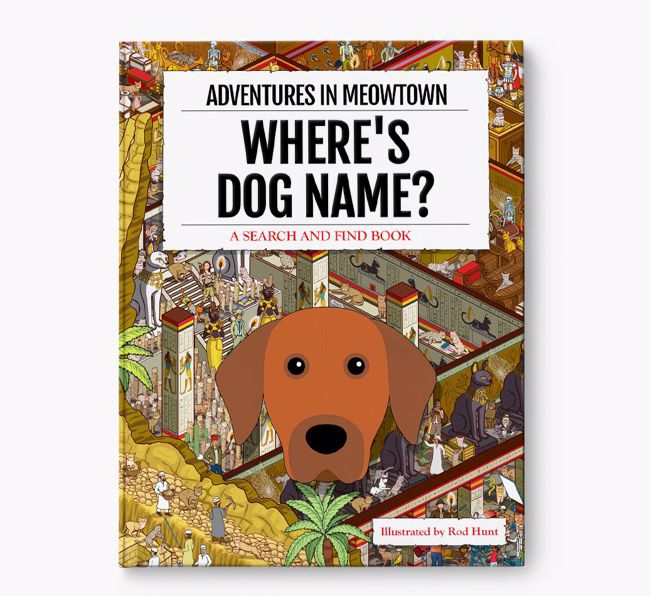 Personalised Rhodesian Ridgeback Book: Where's Dog Name? Volume 2